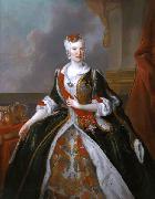 Louis de Silvestre Portrait of Maria Josepha of Austria oil painting
